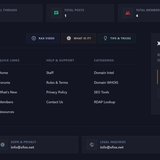 Spectrum Dusk Modern Footer